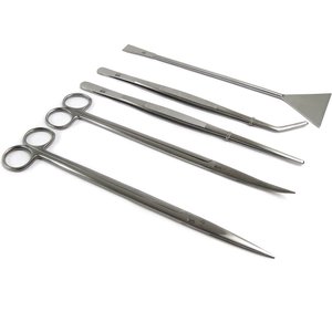 SubstrateSource Stainless Steel Aquarium Aquascaping Kit, 12-in