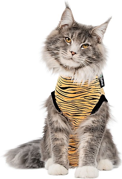 Show full view: Suitical Recovery Suit Cat Apparel, Tiger Print, X-Small slide 5 of 10