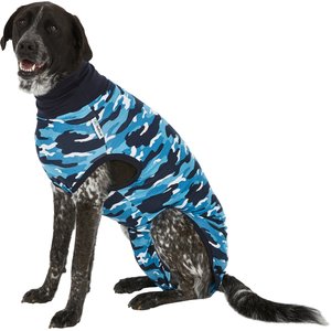 Suitical Recovery Suit for Dogs, Blue Camo, XX-Large
