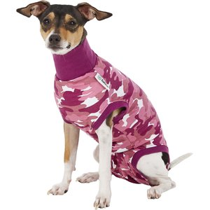 Suitical Recovery Suit for Dogs, Pink Camo, X-Small