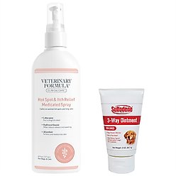 Sulfodene 3-Way Ointment for Dogs + Veterinary Formula Clinical Care Hot Spot & Itch Relief Spray