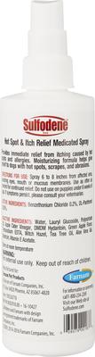 Show full view: Sulfodene Medicated Hot Spot & Itch Relief Spray for Dogs, 8-fl oz slide 3 of 9