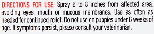 Show full view: Sulfodene Medicated Hot Spot & Itch Relief Spray for Dogs, 8-fl oz slide 5 of 9