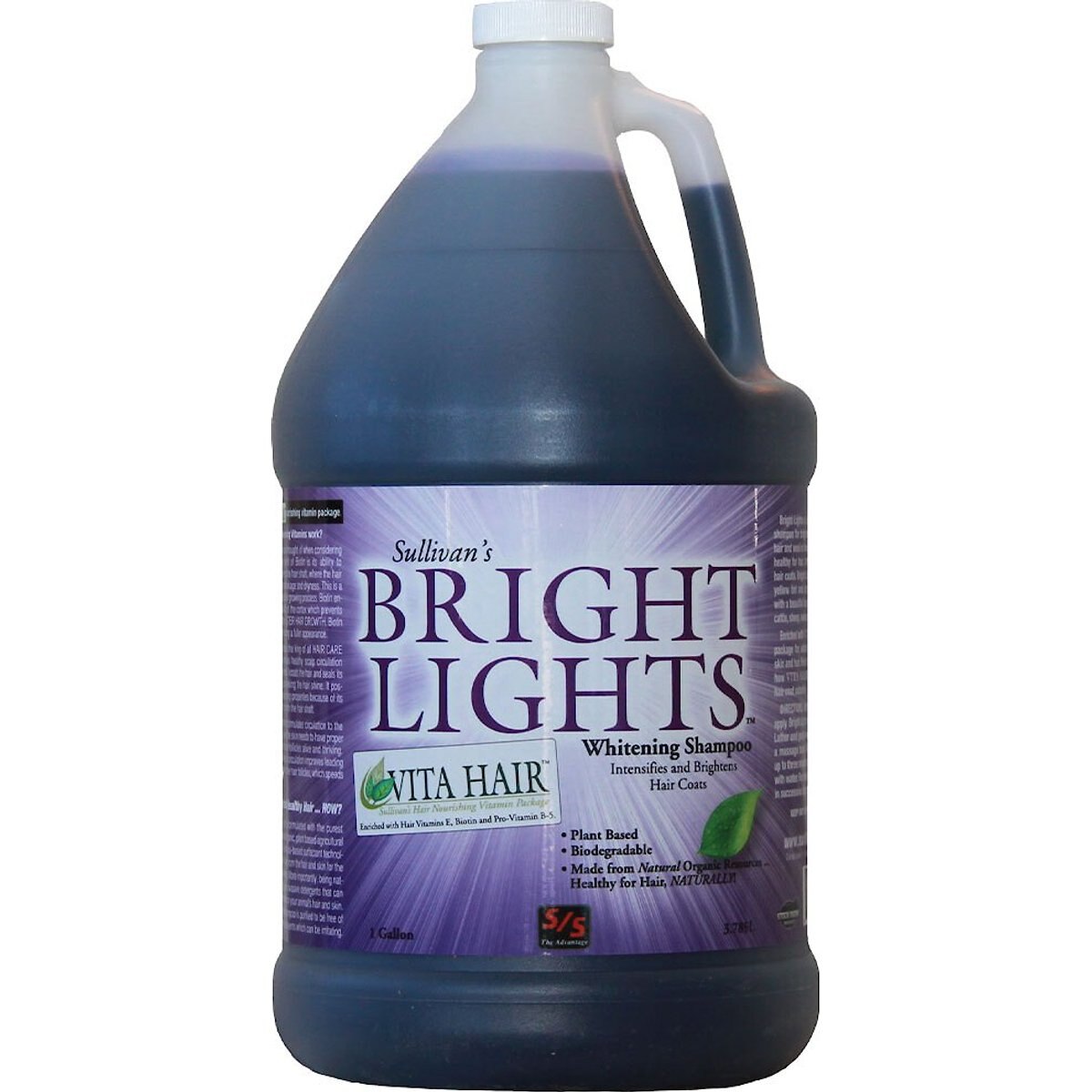 Sullivan Supply Bright Lights Whitening Farm Animal Shampoo, 1-gal