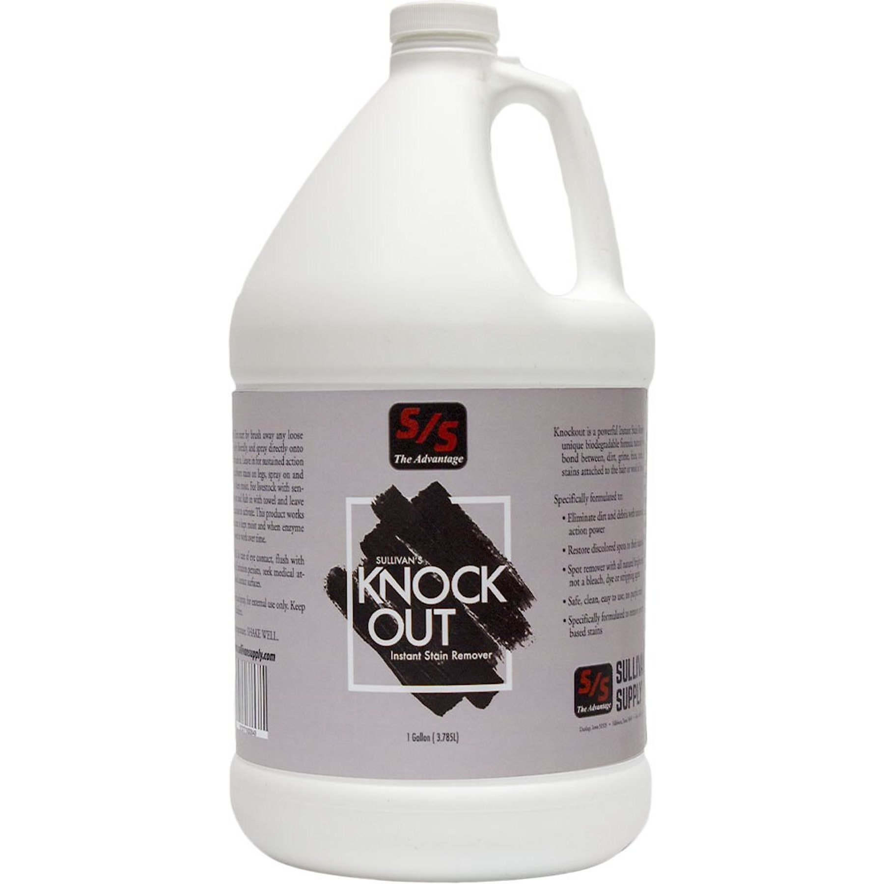 Sullivan Supply Knock Out Instant Farm Animal Stain Remover, 1-gal