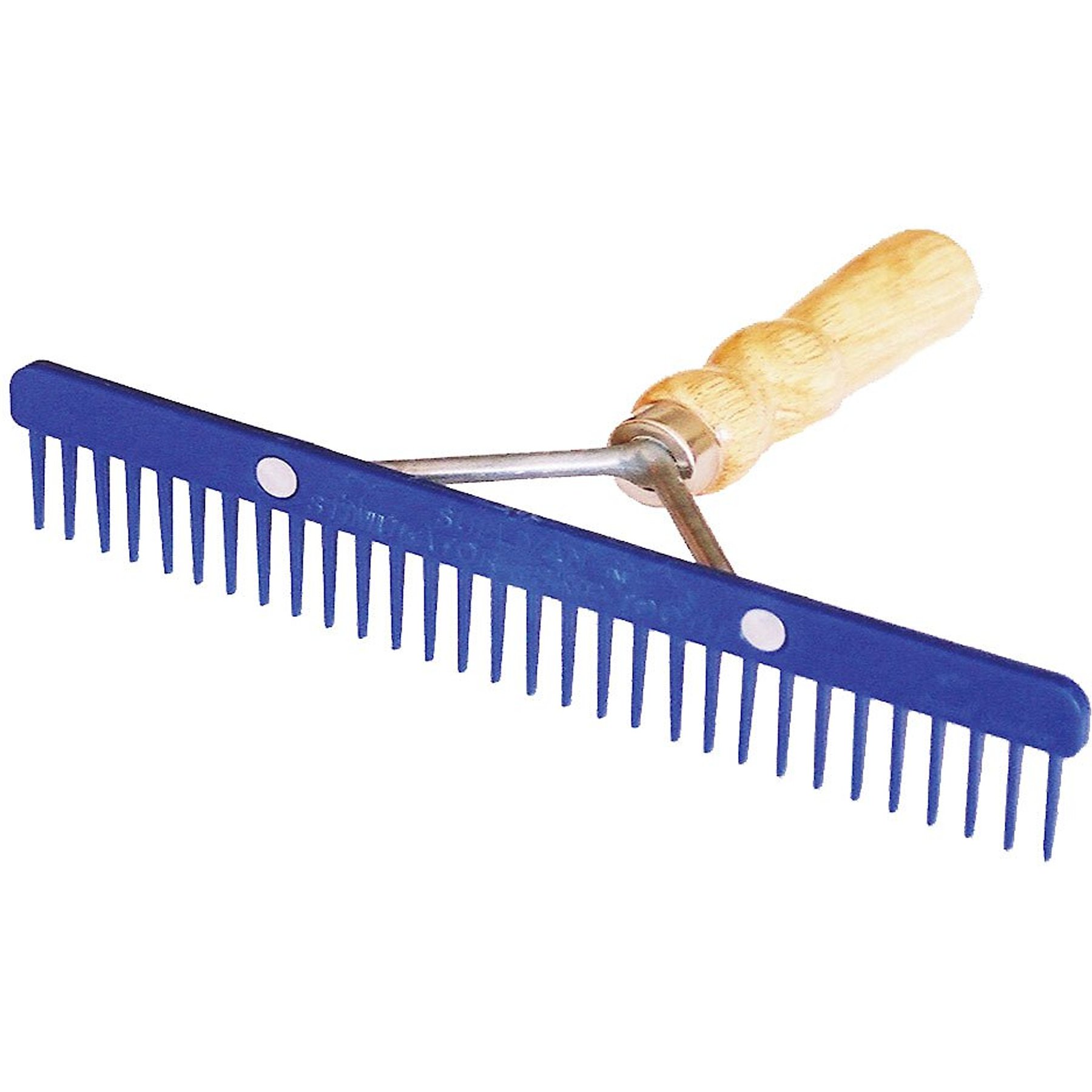 Sullivan Supply Stimulator Skip-Tooth Wood Handle Farm Animal Comb