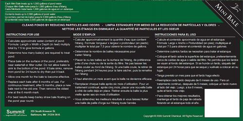 Show full view: Summit Clear-Water Barley Straw Pond Treatment, 1 count slide 3 of 10