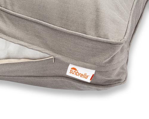 Show full view: Sherry Kline Pet Collection Mattress Sunbrella Indoor/Outdoor Dog Bed, Kiwi, 42 x 54 x 5-in slide 2 of 3