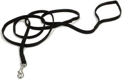 Sunburst Nylon Dog Leash, Black, 6-ft long, 3/8-in wide