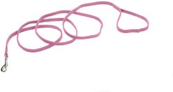 Sunburst Nylon Dog Leash, Pink Bright, 6-ft long, 3/8-in wide