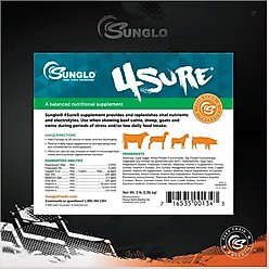 Sunglo 4Sure Show Animal Nutritional Swine, Cattle, Sheep & Goat Supplement, 3-lb pail slide 2 of 8