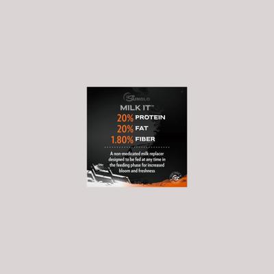 Show full view: Sunglo Milk It! Non-Medicated Milk Replacer Show Pig Supplement, 25-lb bag slide 2 of 9