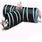 Show in main carousel: SunGrow Collapsible Entertainment Cat & Rabbit Tunnel Bed, Interactive Stimulation Toy for Indoor Cats, Turquoise & Black slide 1 of 6