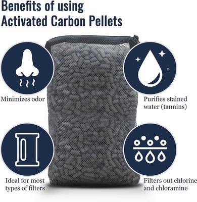 Show full view: SunGrow Activated Carbon Charcoal Pellets Aquarium Filtration, Cat Litter Box & Water Fountain Deodorizer Filter Media, 10-oz slide 2 of 6