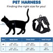 Show in main carousel: Vila Adjustable Escape Proof Outdoor Walking Cat, Rabbit & Ferret Harness, Black, Small slide 4 of 5