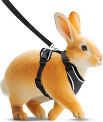 Vila Adjustable Escape Proof Outdoor Walking Cat, Rabbit & Ferret Harness, Black, X-Small slide 2 of 3