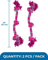 SunGrow Aggressive Chewers Interactive Tug of War & Teething Dog Rope Toy, 2 Count slide 2 of 5