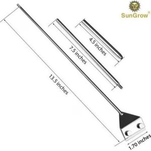 SunGrow Algae Scrapper Aquarium Glass Cleaner Tool