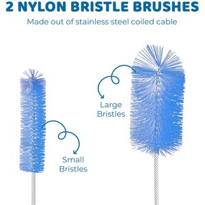 SunGrow Aquarium Canister Filter Tube Turtle & Betta Fish Tank Flexible Cleaning Brush
