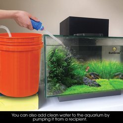 SunGrow Aquarium Siphon Vacuum Cleaner, Gravel Cleaning Tool for Fish & Turtle Tank slide 2 of 6