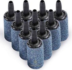 SunGrow Betta Aquarium Bubbler, Air Stone Aerator for Hydroponics & Aquaponic Fish Tank, 10 count