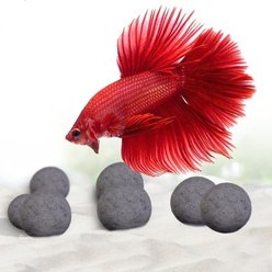 SunGrow Water Conditioner Balls for Betta, Tropical Fish Tank Decorations & Aquarium Water Enhancers, 10 count