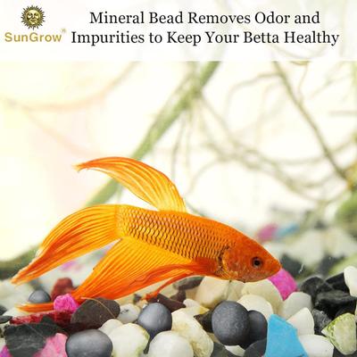 Show full view: SunGrow Water Conditioner Balls for Betta, Tropical Fish Tank Decorations & Aquarium Water Enhancers, 10 count slide 3 of 7