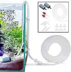 SunGrow Betta Fish Tank Bubbler Aerator, Aquarium Air Stone & Airline Tubing Set slide 2 of 4