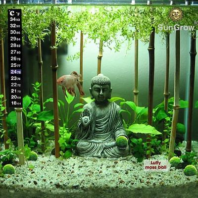 Show full view: SunGrow Betta Fish Thermometer Sticker, Temperature Strip for Small Aquarium & Reptiles Tank slide 5 of 8