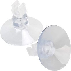 SunGrow Betta Fish & Turtle Tank Aquarium Airline Tubing Suction Cup Holder, 20 count