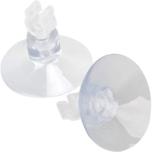 SunGrow Betta Fish & Turtle Tank Aquarium Airline Tubing Suction Cup Holder, 20 count