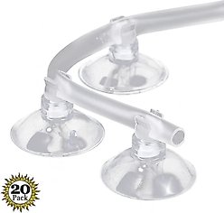 SunGrow Betta Fish & Turtle Tank Aquarium Airline Tubing Suction Cup Holder, 20 count slide 2 of 6