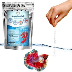 SunGrow Betta Fish Water Conditioner & Treatment Freshwater Fish Aquarium Salt, 16-oz bag slide 2 of 3