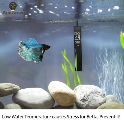 Show full view: SunGrow Betta & Turtle Submersible Aquarium Tank Water Heater with Thermostat, 10-watt, up to 5-gal slide 3 of 7