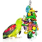 SunGrow Bird Chew Toy, Medium & Large Parrot Foraging Blocks for Cage