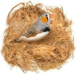 SunGrow Bird Nesting Coconut Fiber, Bedding Material for Parakeet & Finch Nest Box