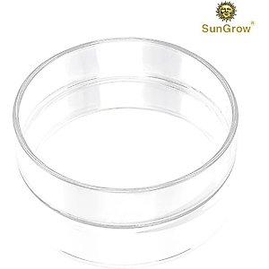 SunGrow Bottom Feeder & Shrimp Feeding Dish, Sinking Fish Food & Reptile Water Bowl