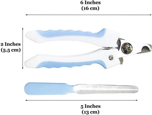 Show full view: SunGrow Dog Nail Trimmers & File Set, Clippers for Claw Care & Small Pet Grooming slide 6 of 7