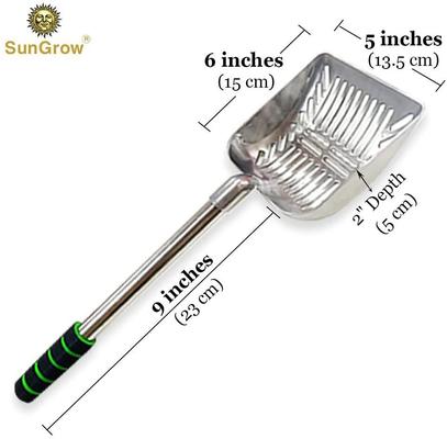 Show full view: SunGrow Cat Long Handle Metal Scoop for Clumping Clay Litter & Poop Picker Upper slide 7 of 8