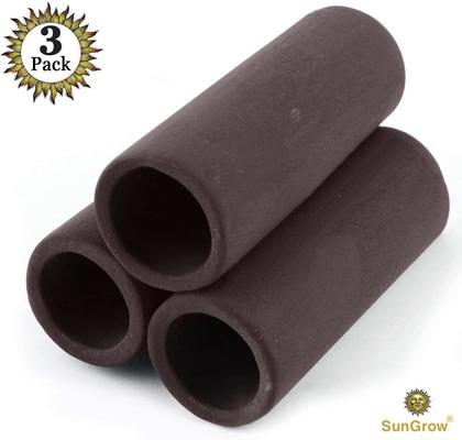 Show full view: SunGrow Ceramic Shrimp & Betta Fish Hides for Aquarium, Breeding & Spawning Tube Tunnel, 3 count slide 2 of 6