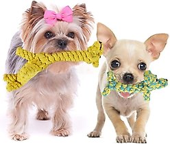 SunGrow Chewers Small Dog & Cat Tug of War Rope & Chase Teething Toys, 2 count slide 2 of 6