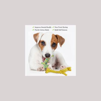 Show full view: SunGrow Chewers Small Dog & Cat Tug of War Rope & Chase Teething Toys, 2 count slide 5 of 7