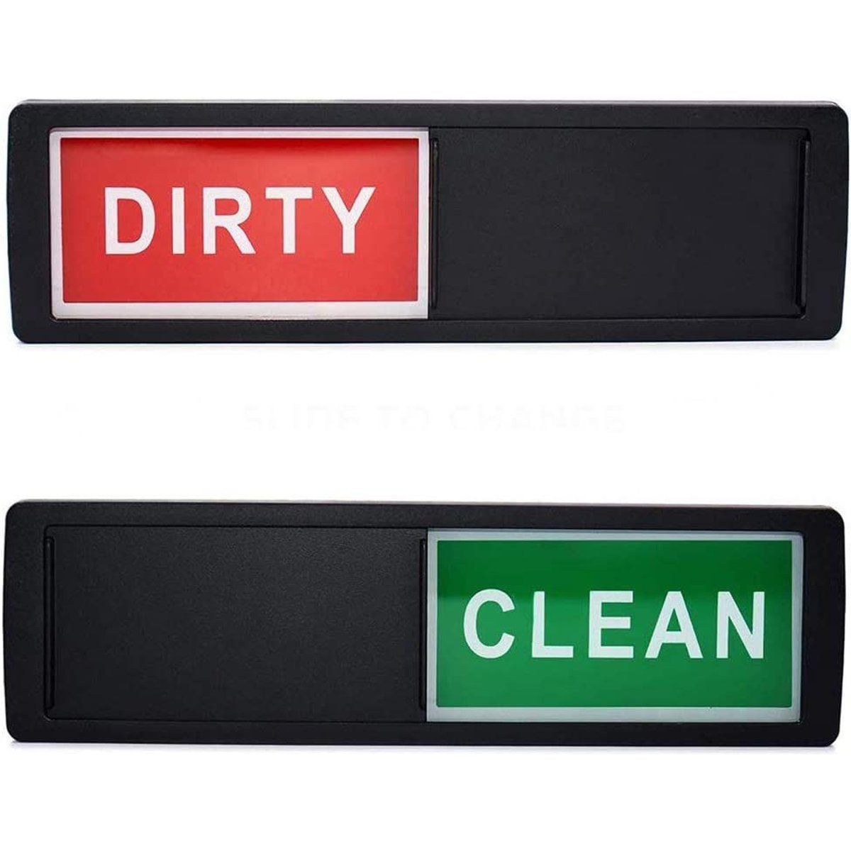 SunGrow Dishwasher Easy Slide Magnet Clean-Dirty Sign Indicator for Small Pet & Cat Litter Box