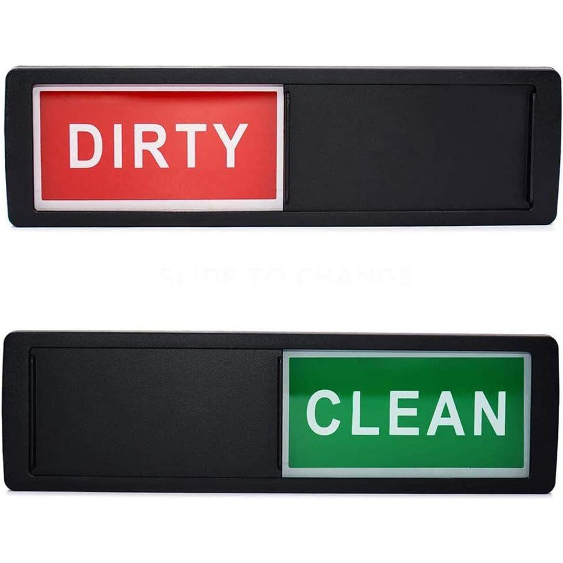SunGrow Dishwasher Easy Slide Magnet Clean-Dirty Sign Indicator for Small Pet & Cat Litter Box