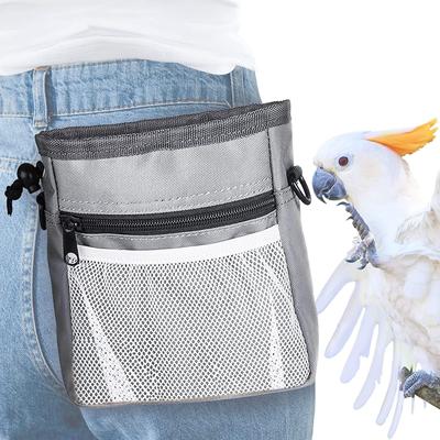 Show full view: SunGrow Dog & Bird Training & Travel Treat Pouch Bag, Gray slide 3 of 9