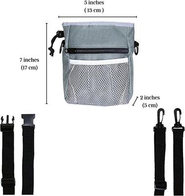 Show full view: SunGrow Dog & Bird Training & Travel Treat Pouch Bag, Gray slide 8 of 9