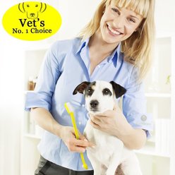 SunGrow Dog & Cat Stick & Finger Toothbrush Kit, Dental Care for Your Pets, Suitable for Ferrets, 3 Count slide 2 of 7