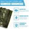 Show in main carousel: SunGrow Dried Green Seaweed Sheets Snack for Betta & Hermit Crab, Veggie Fish Food Supplement slide 6 of 7