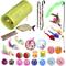 Show in main carousel: SunGrow Enrichment Toys for Cat & Ferret, Variety Pack with Crinkle, Mice & Bell Balls, Scratcher, Tunnel & Teaser Wand, 30 Count slide 1 of 6