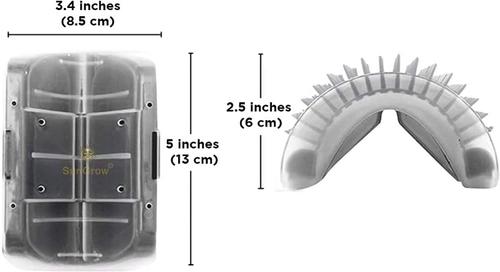 Show full view: SunGrow Face Scratchers & Massage Comb with Catnip Dog & Cat Self Groomer Rubbing Corner Brush slide 7 of 8